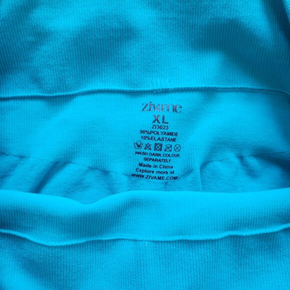 NWOT Zivame Stretch Shapewear Underskirt Saree Petticoat Size XL Turquoise Blue - Picture 4 of 4